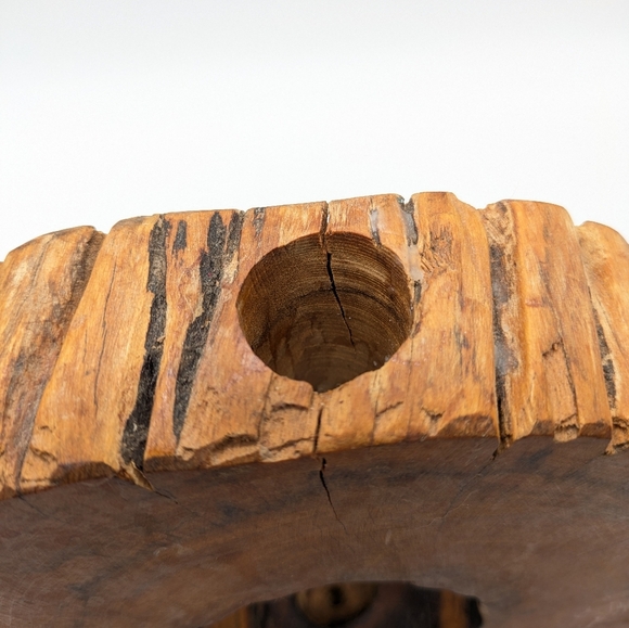 Wooden Live Edge Bud Vase - Picture 8 of 10